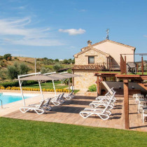 Шезлонг Omega Bianco Tortora