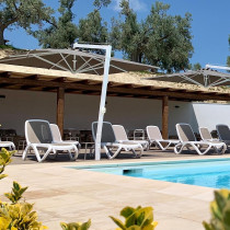 Шезлонг Omega Bianco Tortora