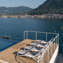 Шезлонг Atlantico Bianco Tortora