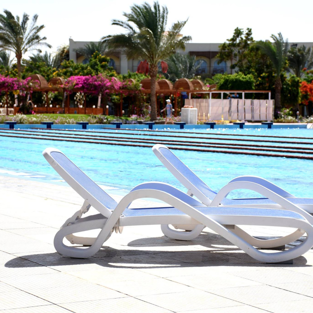 Шезлонг Alfa Bianco Blu