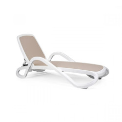 Шезлонг Alfa Bianco Tortora