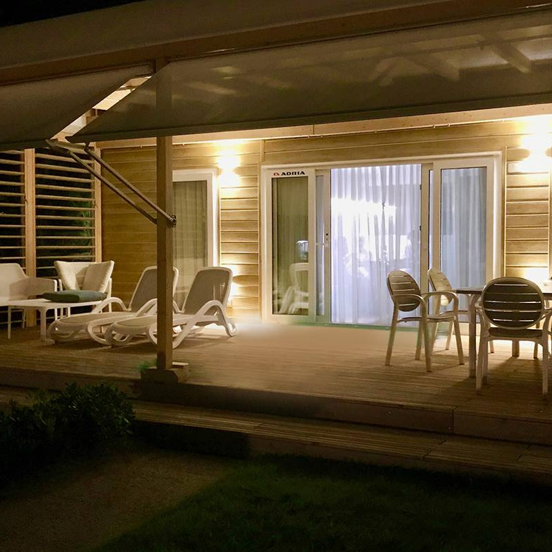 Шезлонг Alfa Bianco Tortora