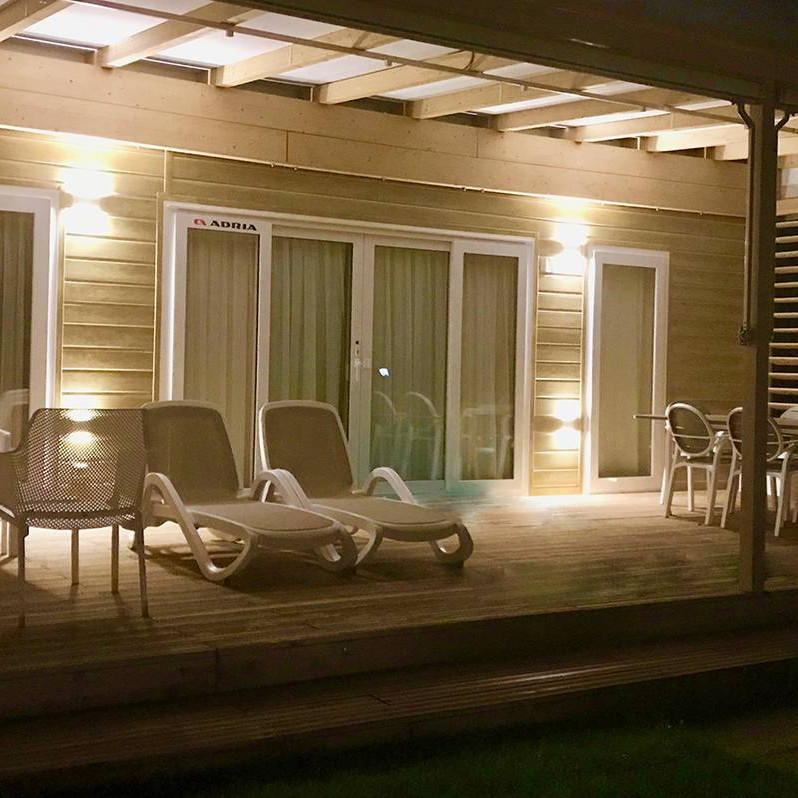 Шезлонг Alfa Bianco Tortora