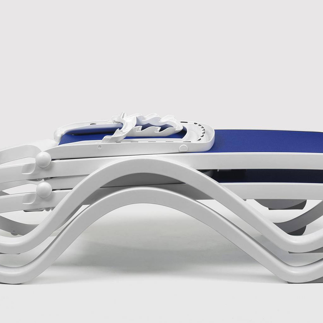 Шезлонг Omega Bianco Blu