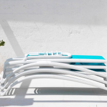 Шезлонг Atlantico Bianco Celeste