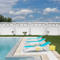 Шезлонг Atlantico Bianco Celeste