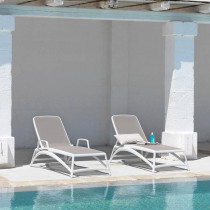 Шезлонг Atlantico Bianco Tortora