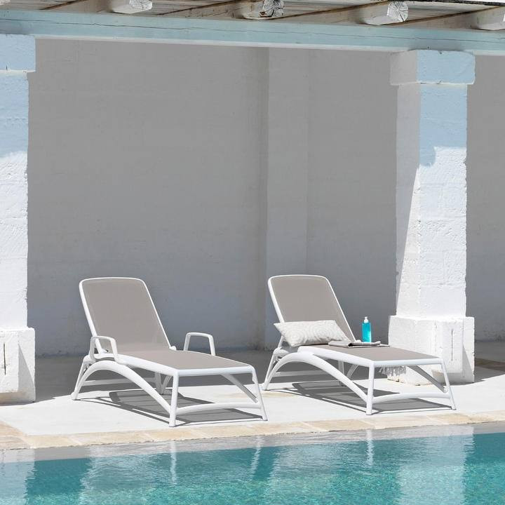 Шезлонг Atlantico Bianco Tortora