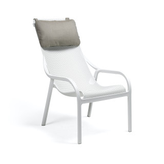 Подушка Poggiatesta Net Lounge Grigio Sunbrella