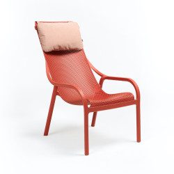 Подушка Poggiatesta Net Lounge Roza Quarzo