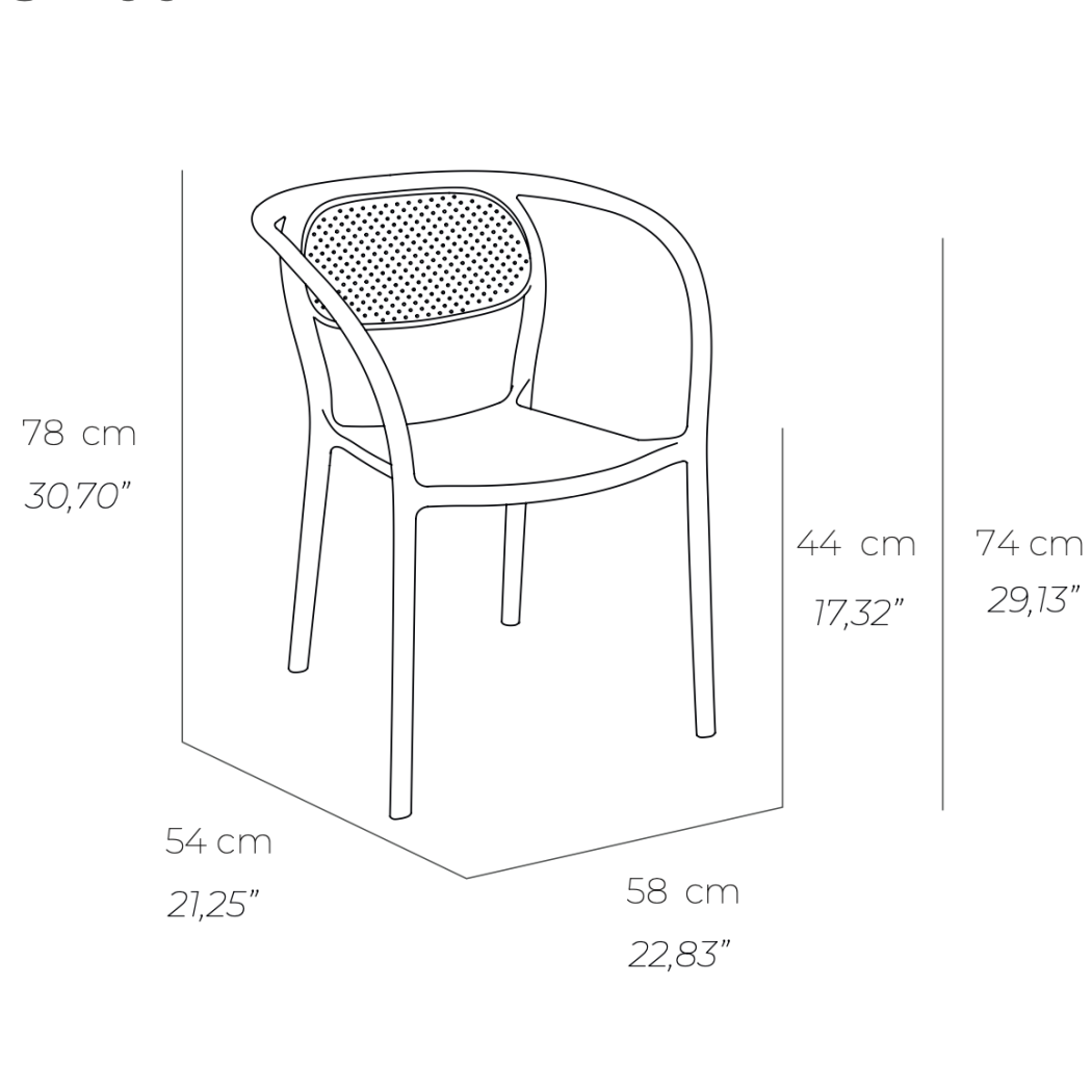 Стілець Noon Pearl