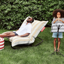 Крісло-мішок Original Outdoor Stripe Sandy Beige