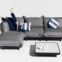 Модуль Paletti Corner Seat Rock Grey