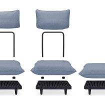 Модуль Paletti Corner Seat Storm Blue