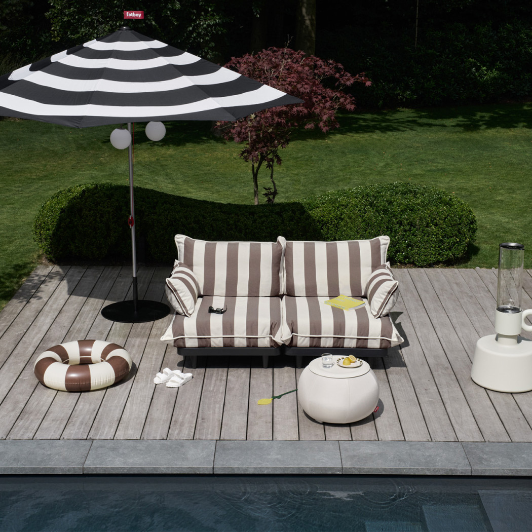 Крісло Paletti Lounge Chair Stripe Cacao