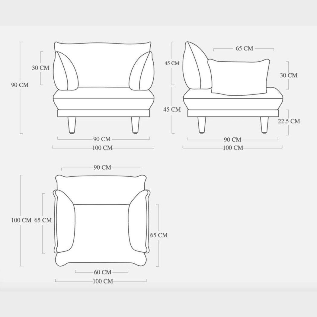 Крісло Paletti Lounge Chair Mist