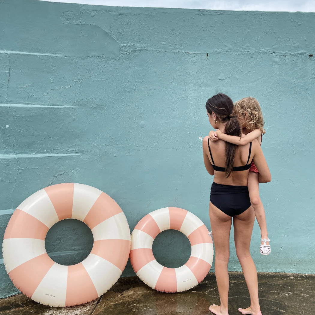 Надувний круг Sally Swim Ring 90см (6+ років) Peach Daisy