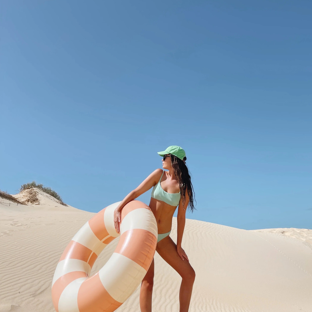 Надувний круг Sally Swim Ring 90см (6+ років) Peach Daisy