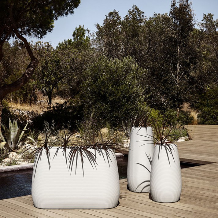 Pandora Pots White Planter / Ice Box