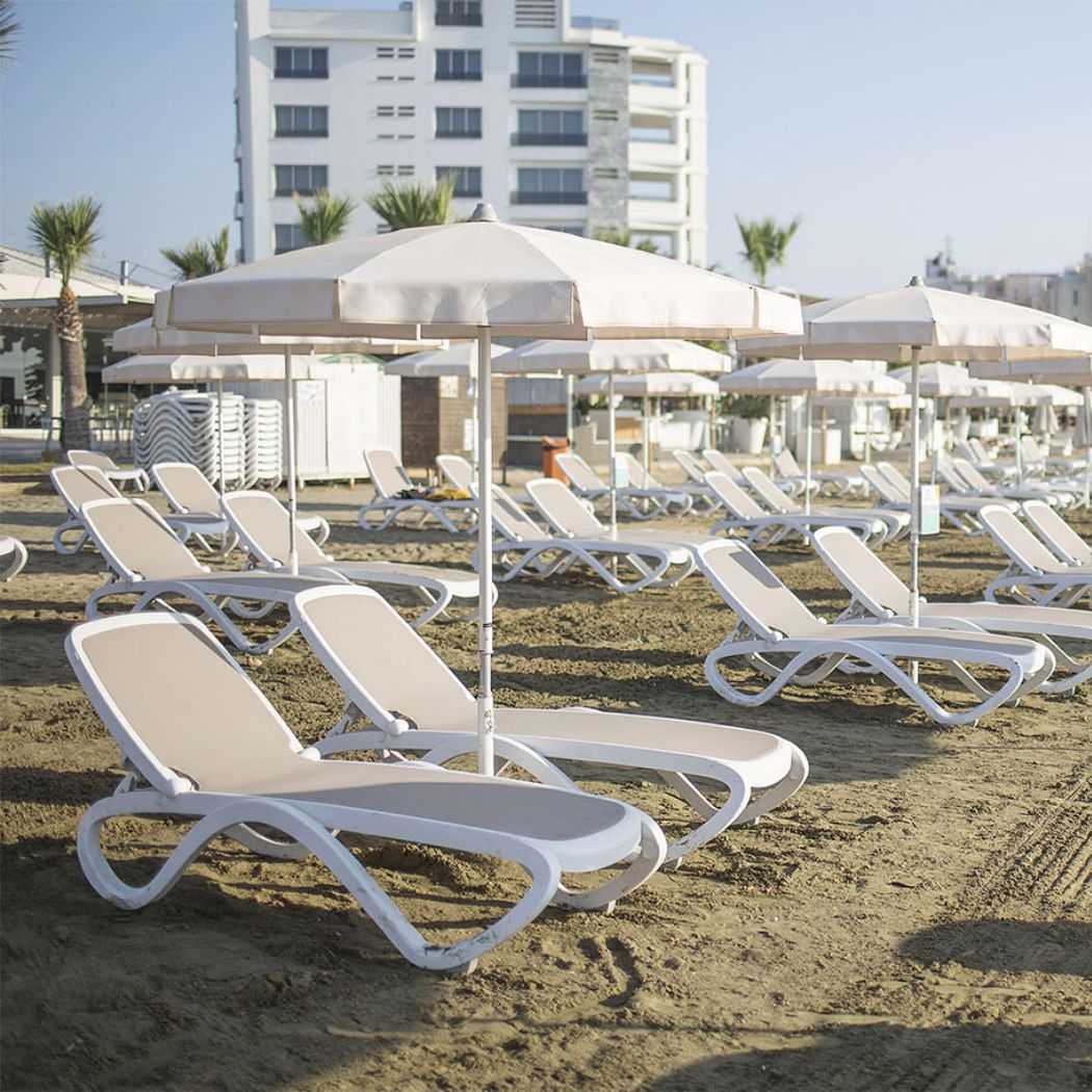 Шезлонг OMEGA BIANCO - BLU