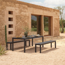 Лавка RIO BENCH ALU ANTRACITE