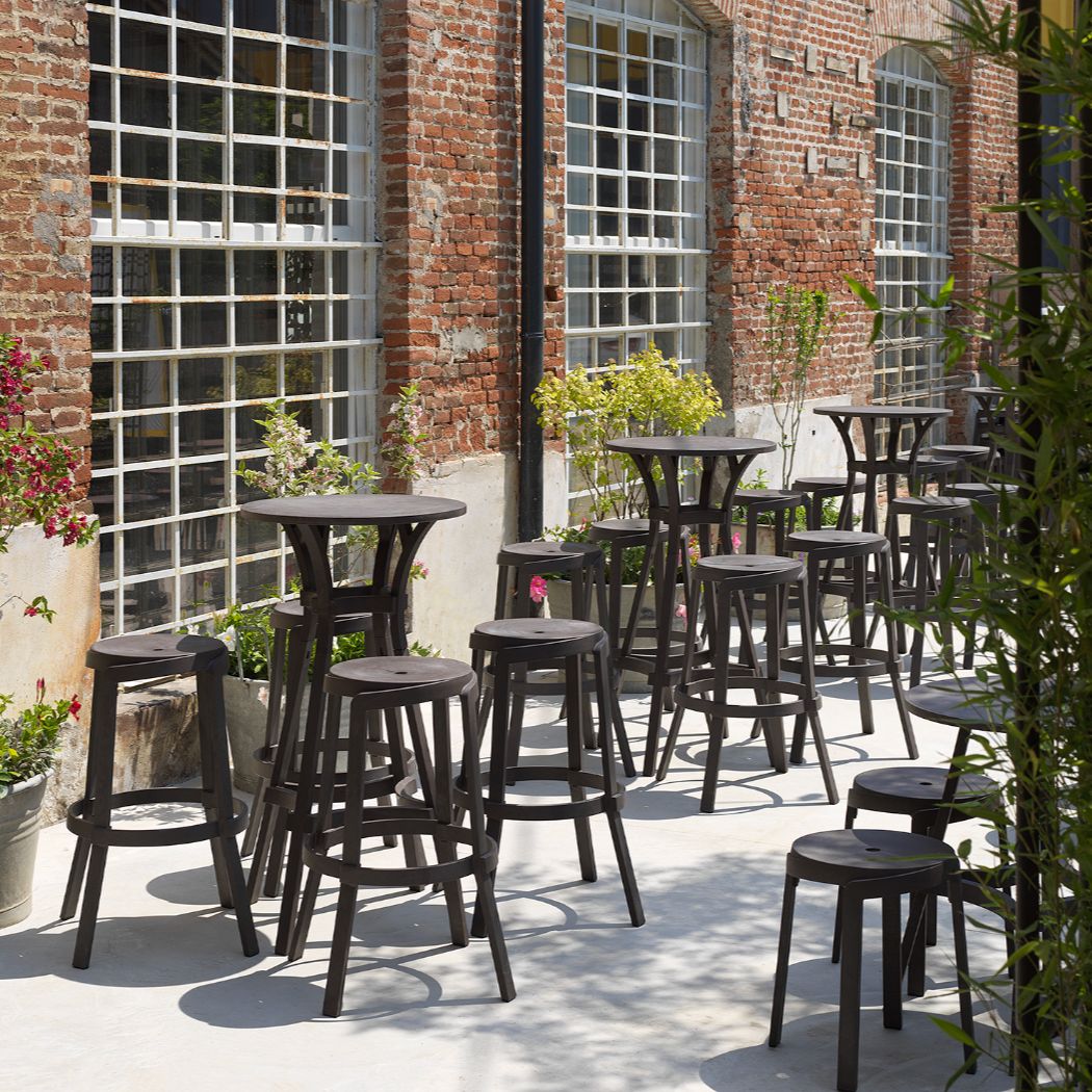 Барний стілець STACK MAXI BASALTO