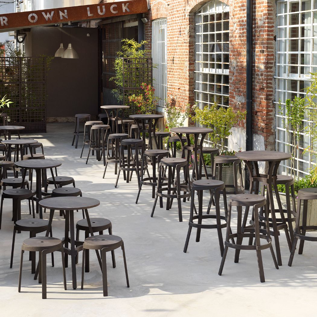 Барний стілець STACK MAXI BASALTO