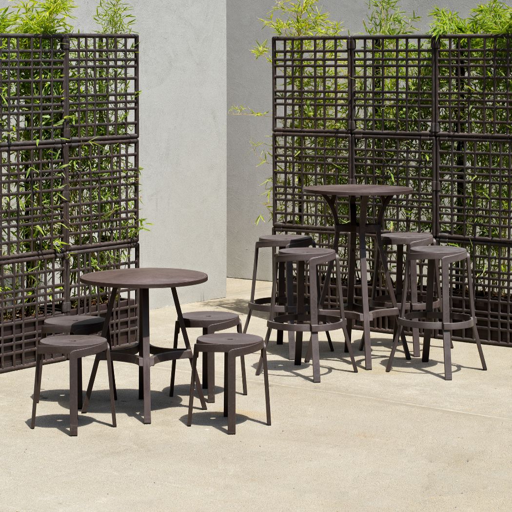 Барний стілець STACK MAXI BASALTO