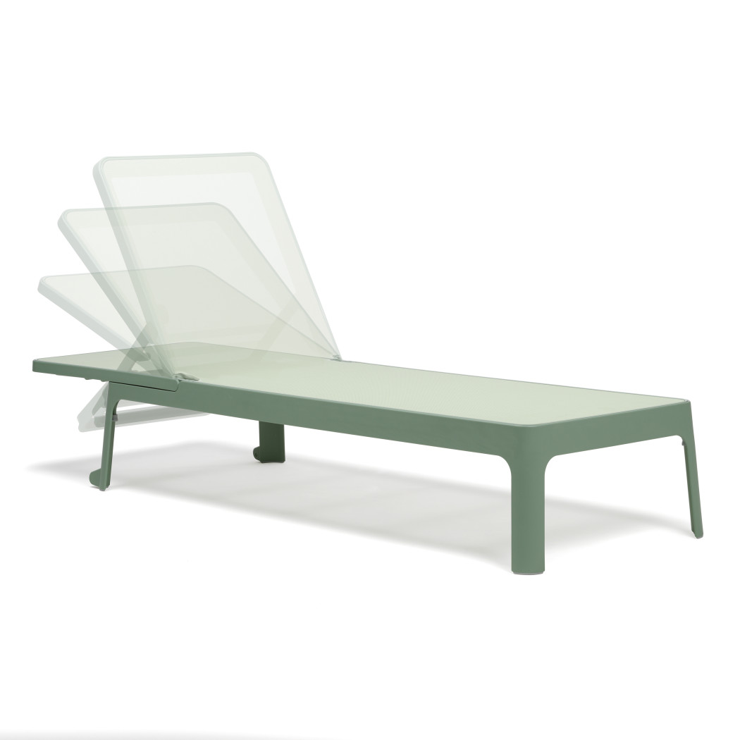 Шезлонг PLANO BIANCO-TELA BIANCA