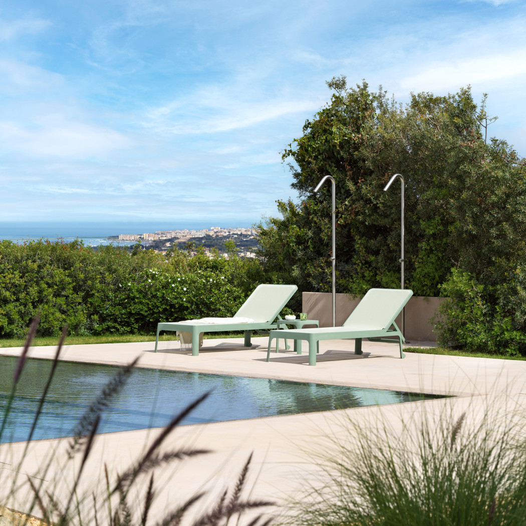 Шезлонг PLANO BIANCO-TELA BIANCA