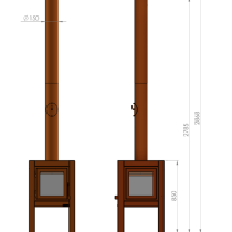 Вулична піч Quaruba L