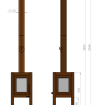 Вулична піч Quaruba XL