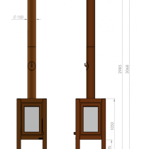 Вулична піч Quaruba XXL Mobile