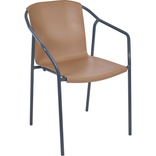 Стілець Rod Anthracite Cappuccino