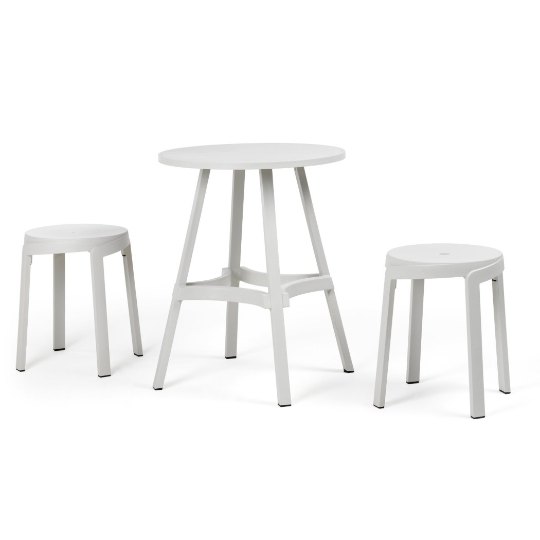 Стіл Combo ⌀70 Gesso