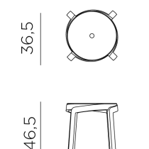 Стілець Stack Mini Gesso