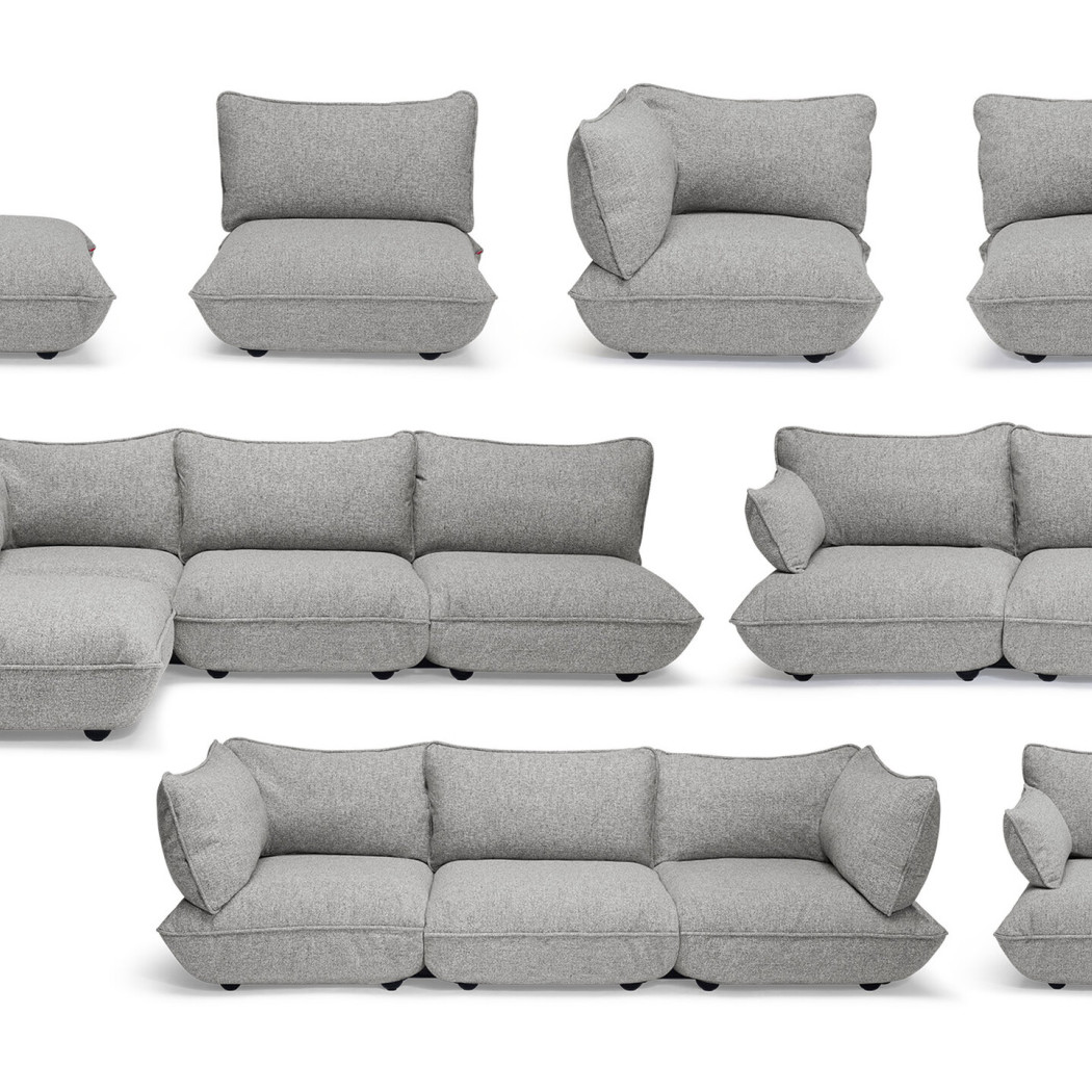 Крісло Sumo Loveseat Mingle Grid Stone