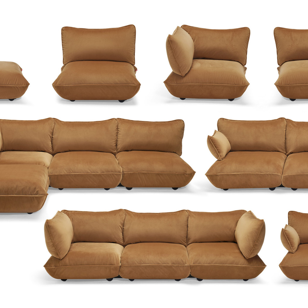 Крісло Sumo Loveseat Velvet Almond