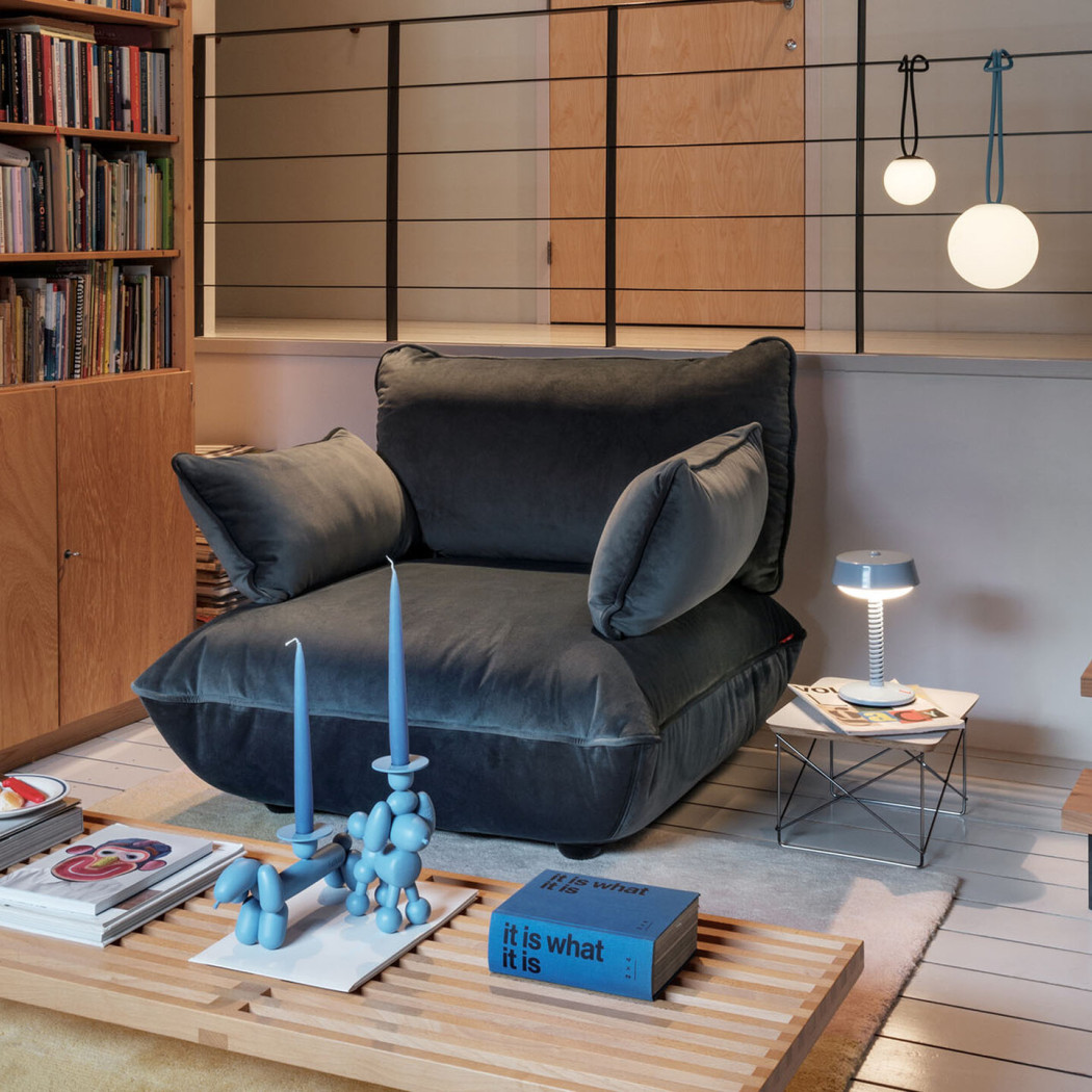 Крісло Sumo Loveseat Velvet Petrol