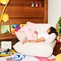 Крісло Sumo Loveseat Weave Bubble Pink