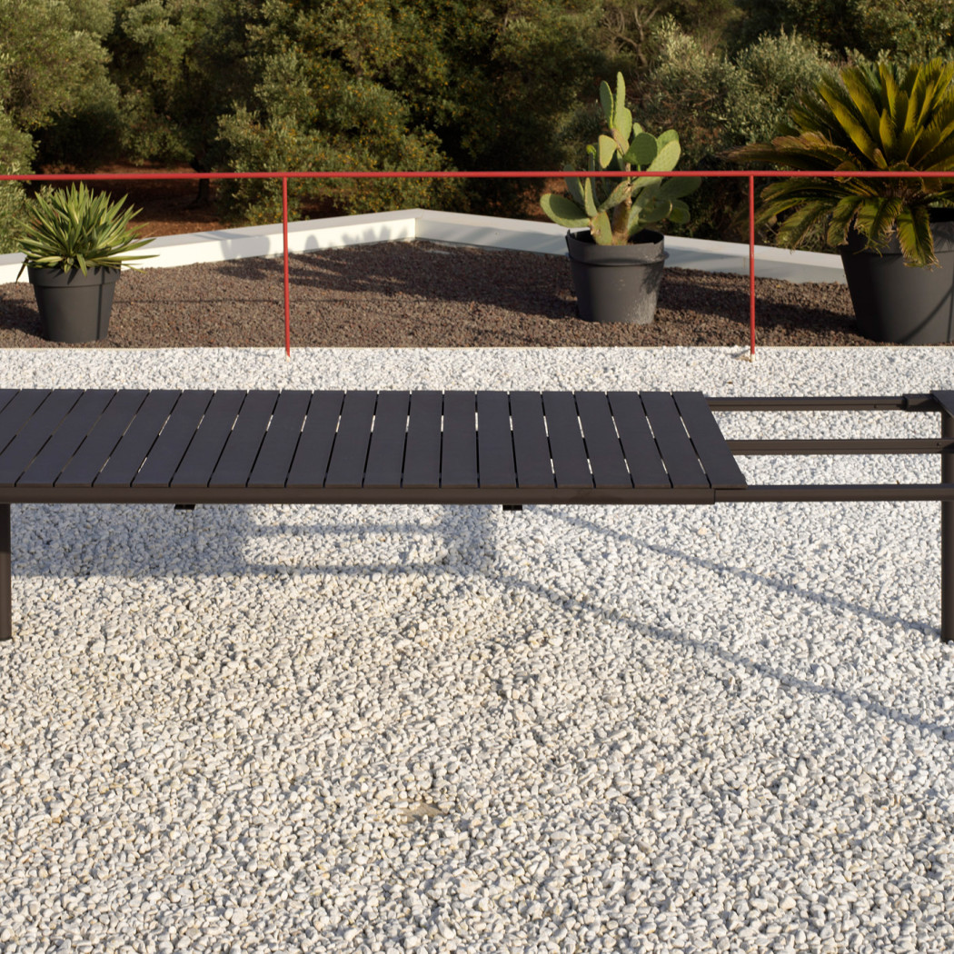 Стіл розкладний Tevere Extensible 210 Anthracite