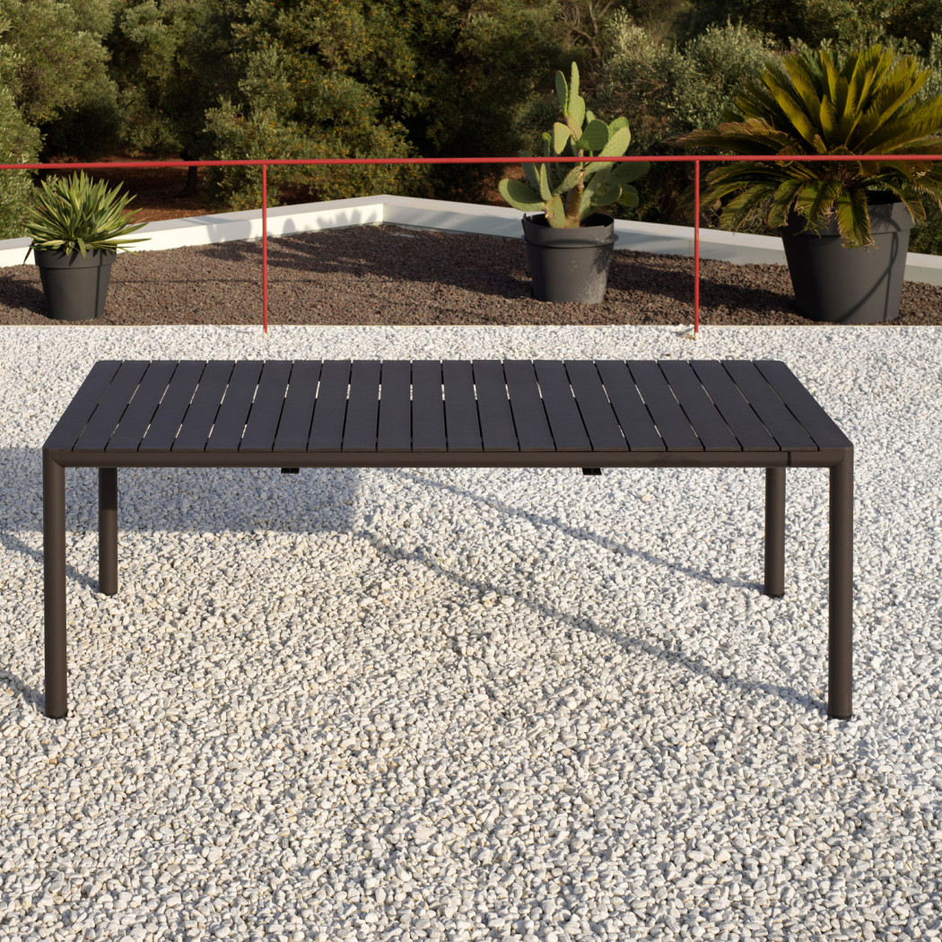 Стіл розкладний Tevere Extensible 210 Anthracite