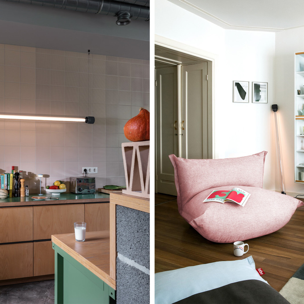 Лампа Tjoep Large Grey Blue