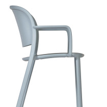 Trena Armhair Blue Grey