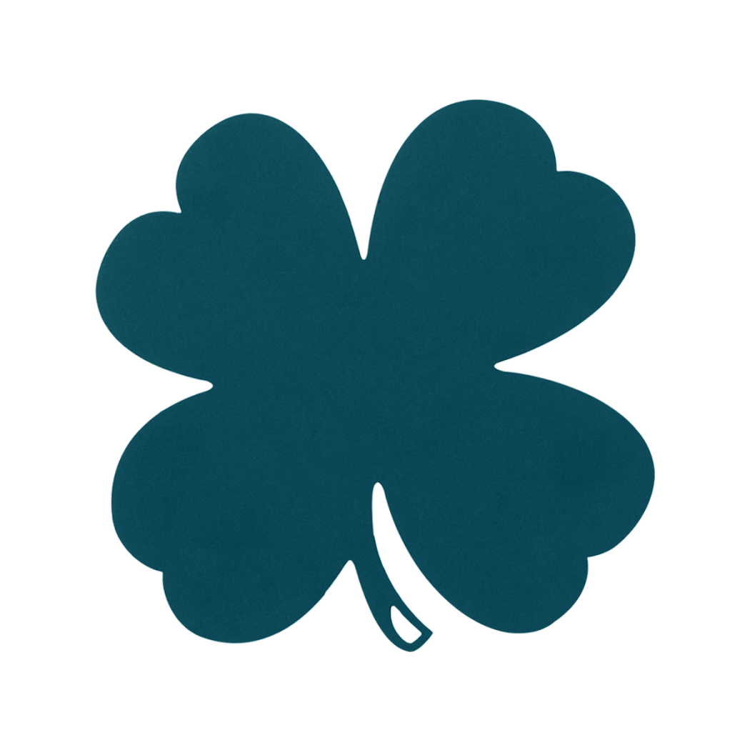 Trefle 27x27 Acapulco Blue