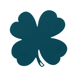 Trefle 27x27 Acapulco Blue