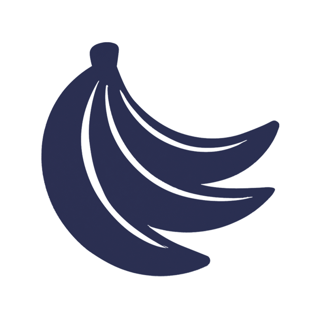 Banana 23x24,4 Deep Blue