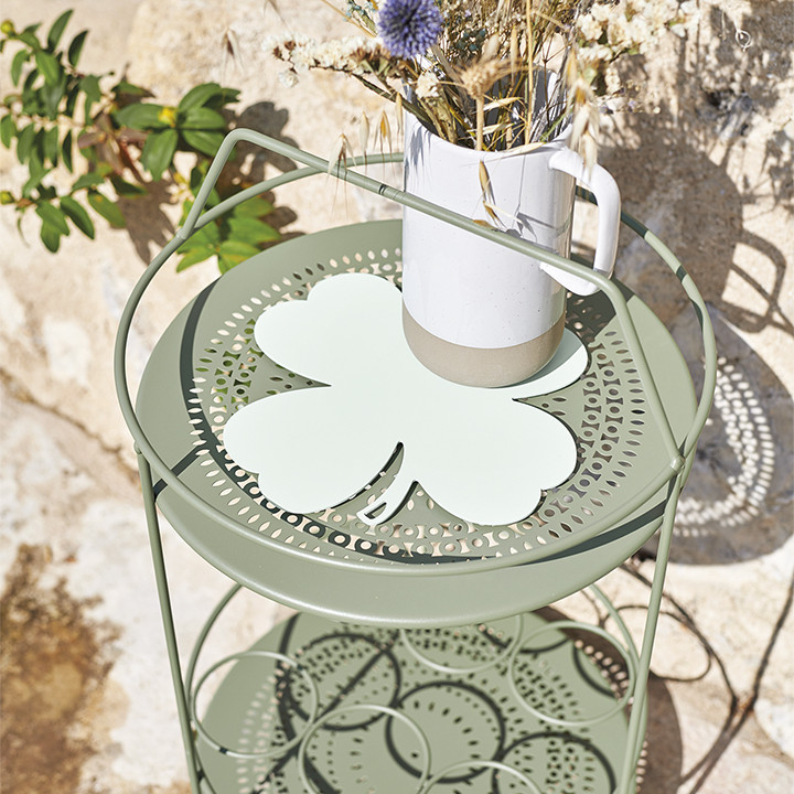 Trefle 27x27 Capucine