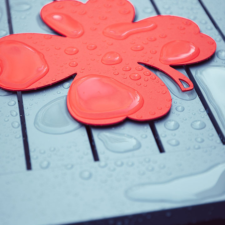 Trefle 27x27 Capucine