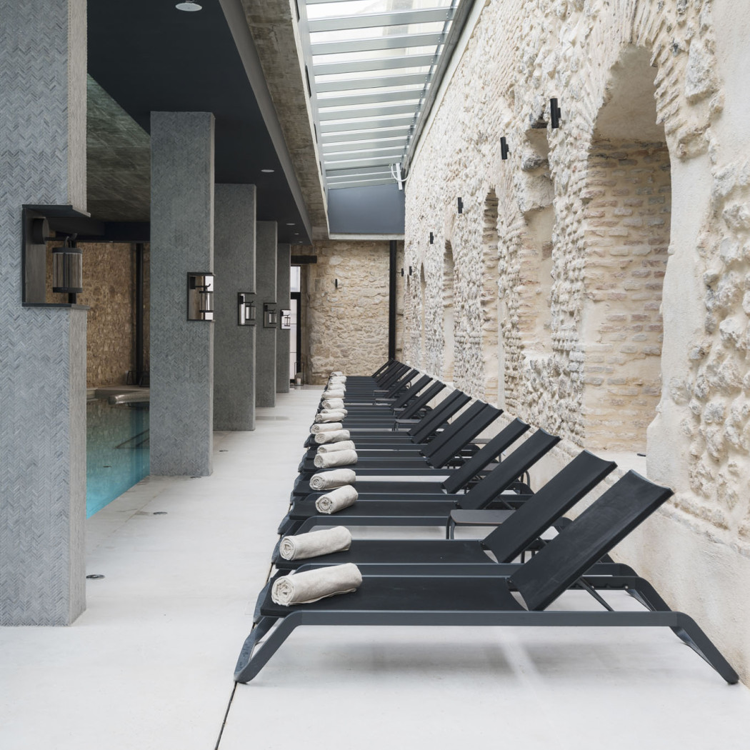 Шезлонг Vila Anthracite